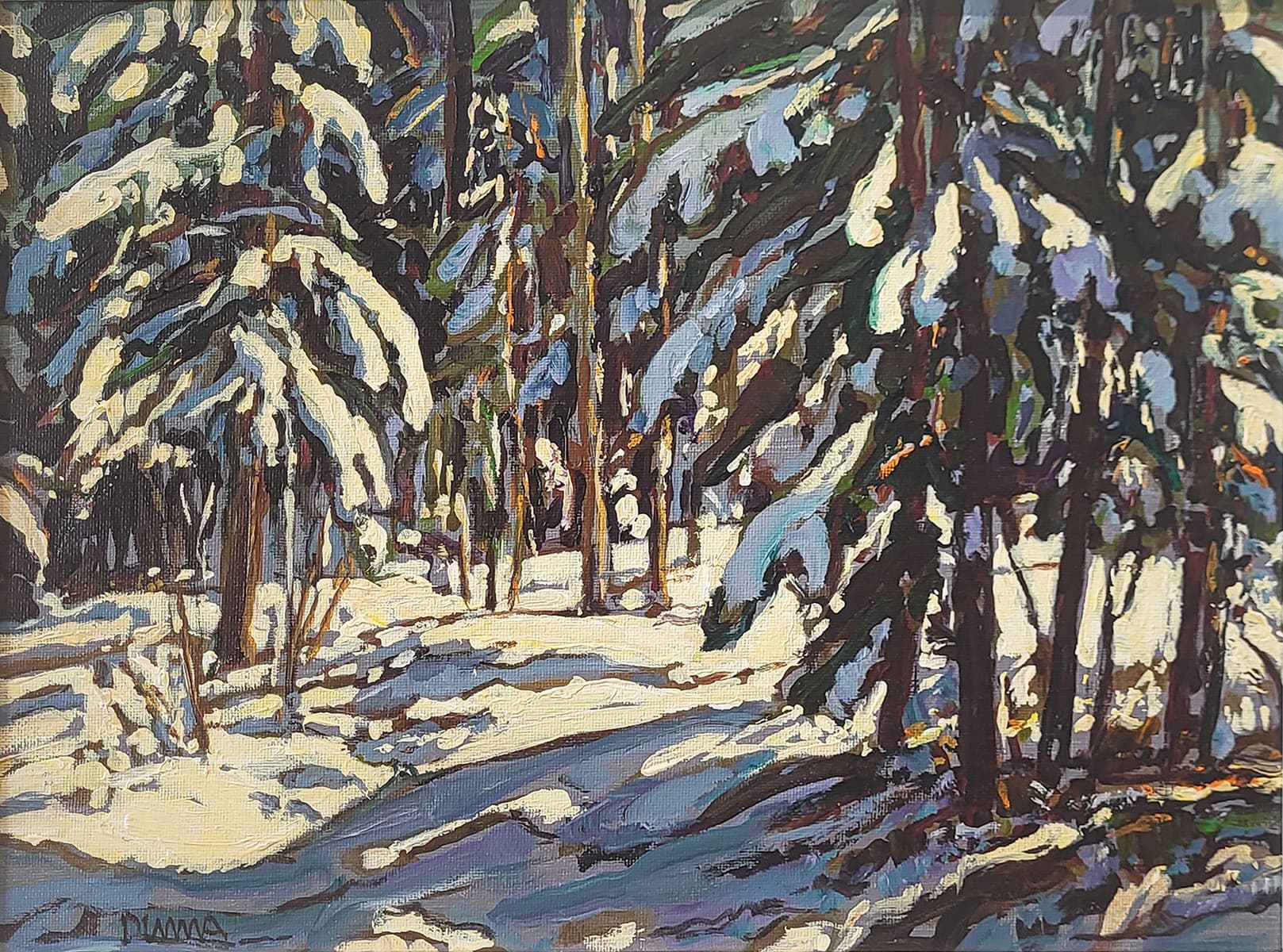 Alberta landscape, prairies, Calgary artist, spring