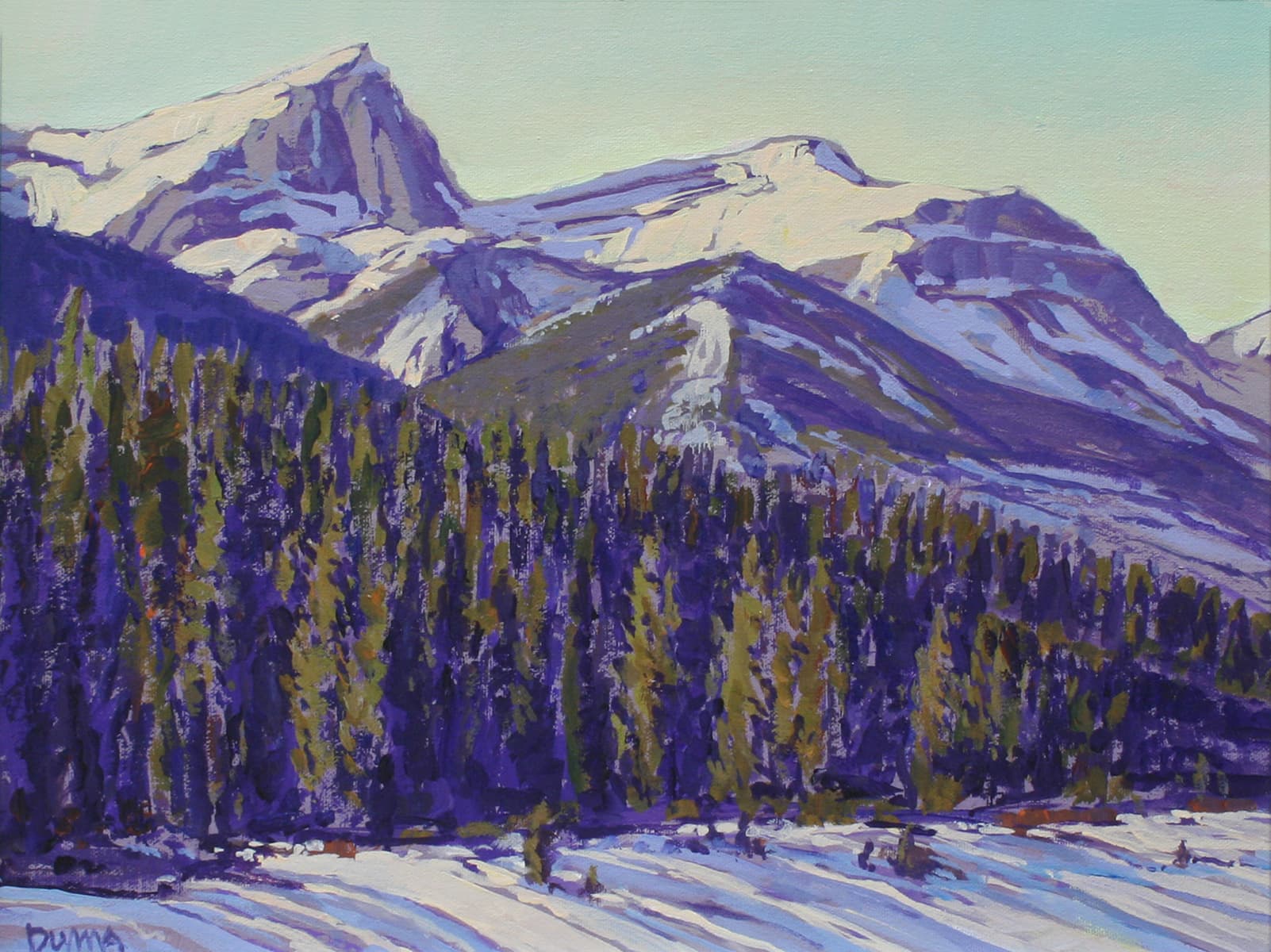 Alberta landscape, prairies, Calgary artist, spring