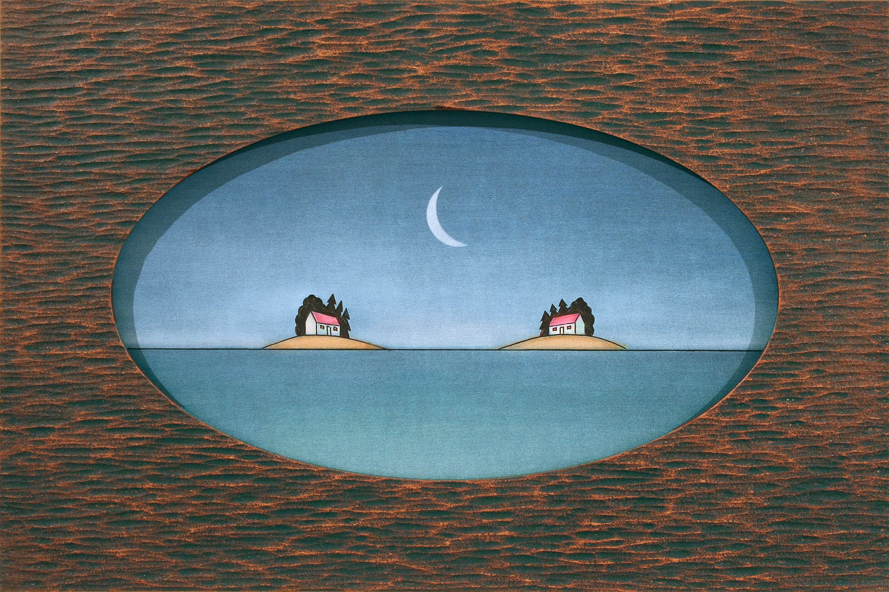 animals, wild life, folk art, surreal, contemporary, calgary artist, islands