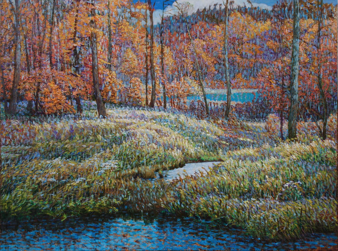 Ontario, Impressionism, Szechuan, landscape, vivid, marsh, parks