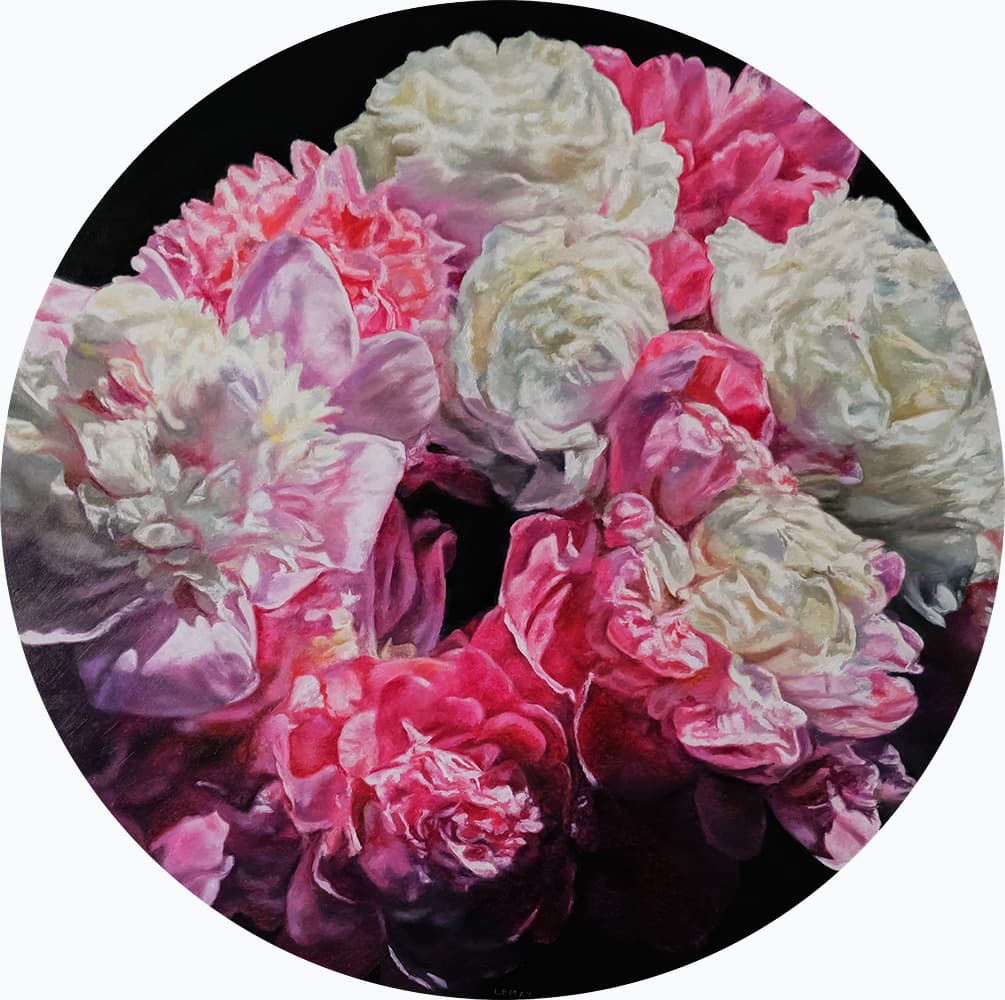 flowers, realism, Canadian art, renaissance, contemporary art, Alberta artist