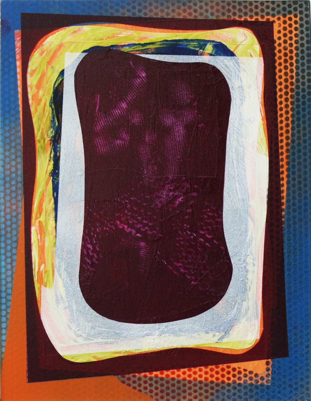 retro, Calgary, Canadian artist, abstraction, layers, retro