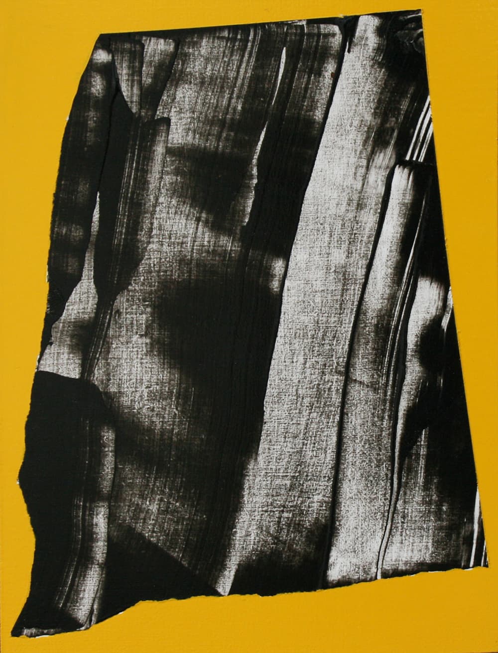 abstraction, layers, black and white, forms, dark, Riopelle, collage, movement, orange background, translucent, Canadian