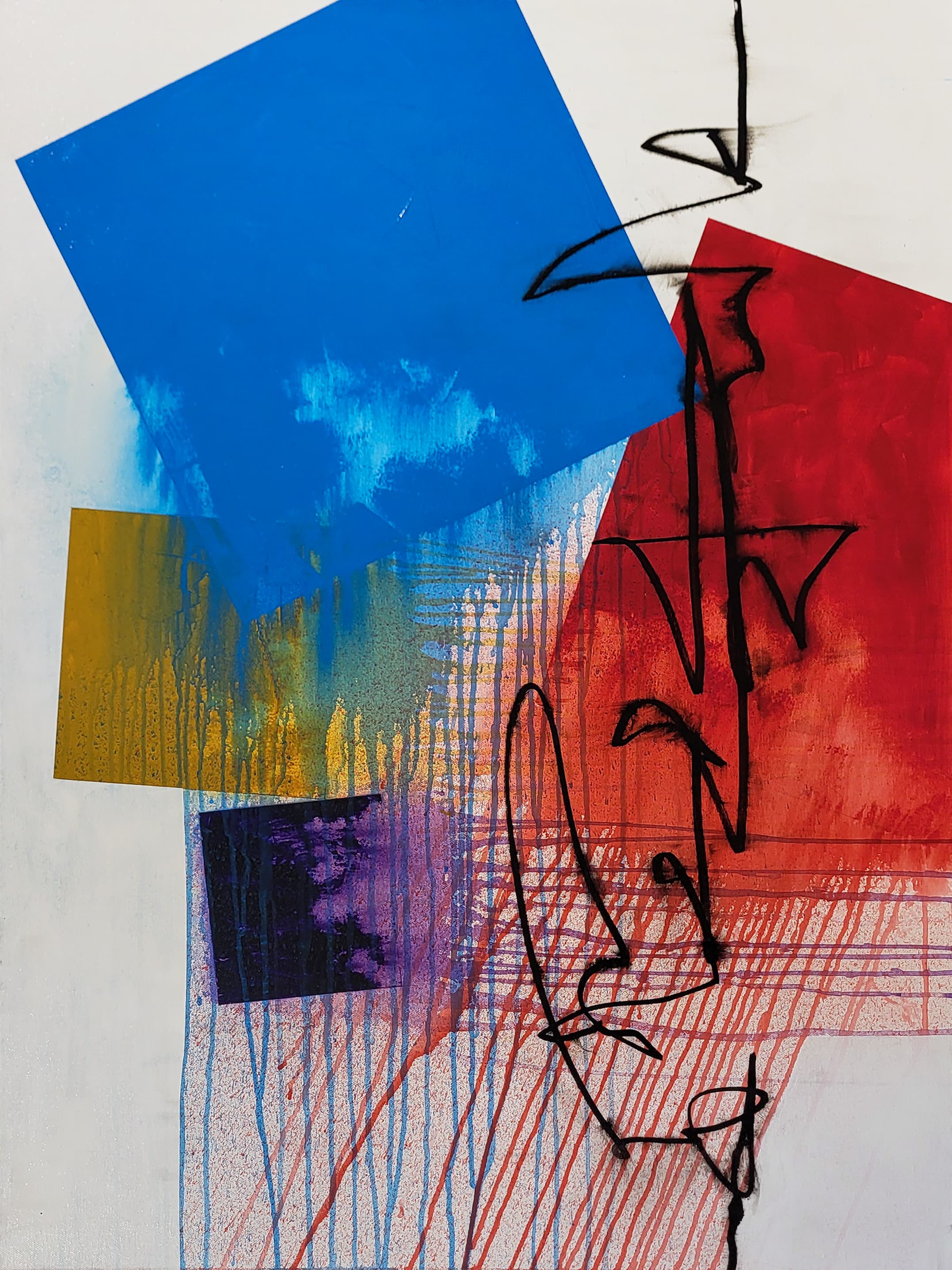 Abstraction, meditation, Toronto, colour field, muted, arch, flow, expression, yellow