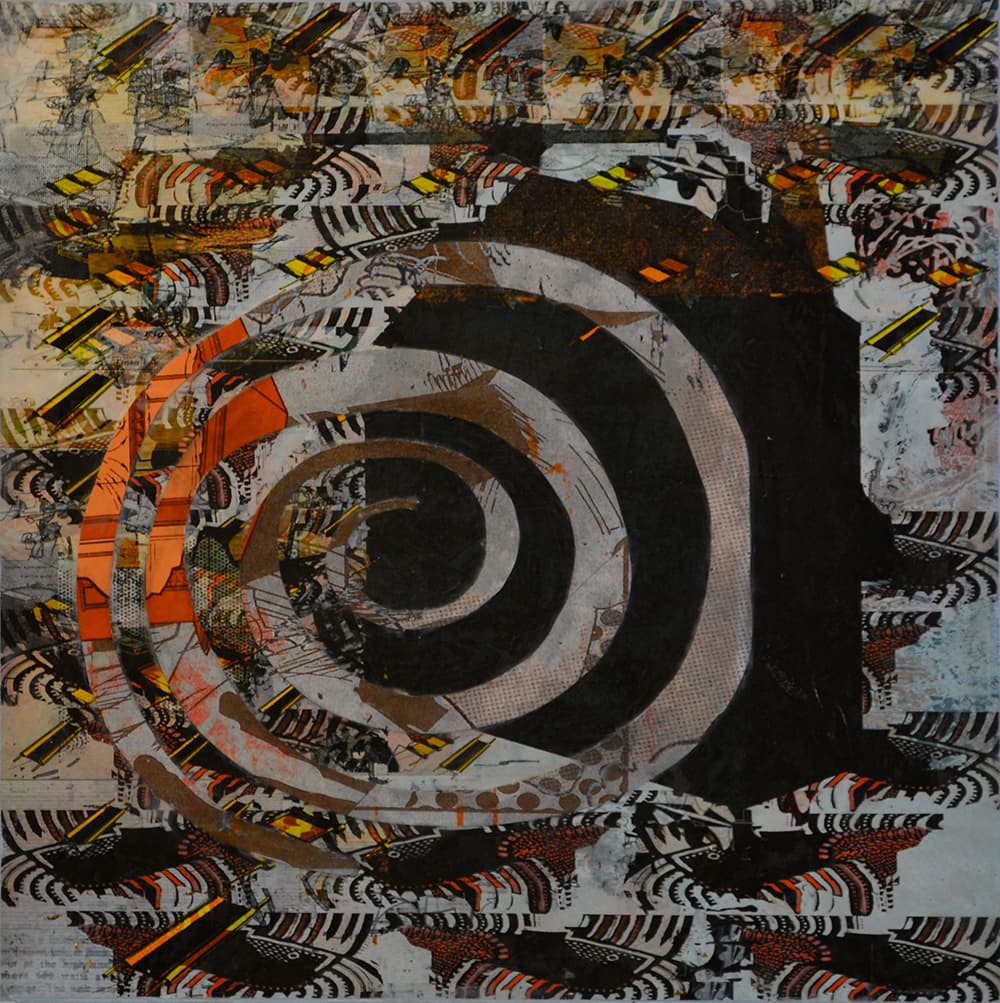 layers, folklore, mixed media, Edmonton, pastel, swirl, encaustic