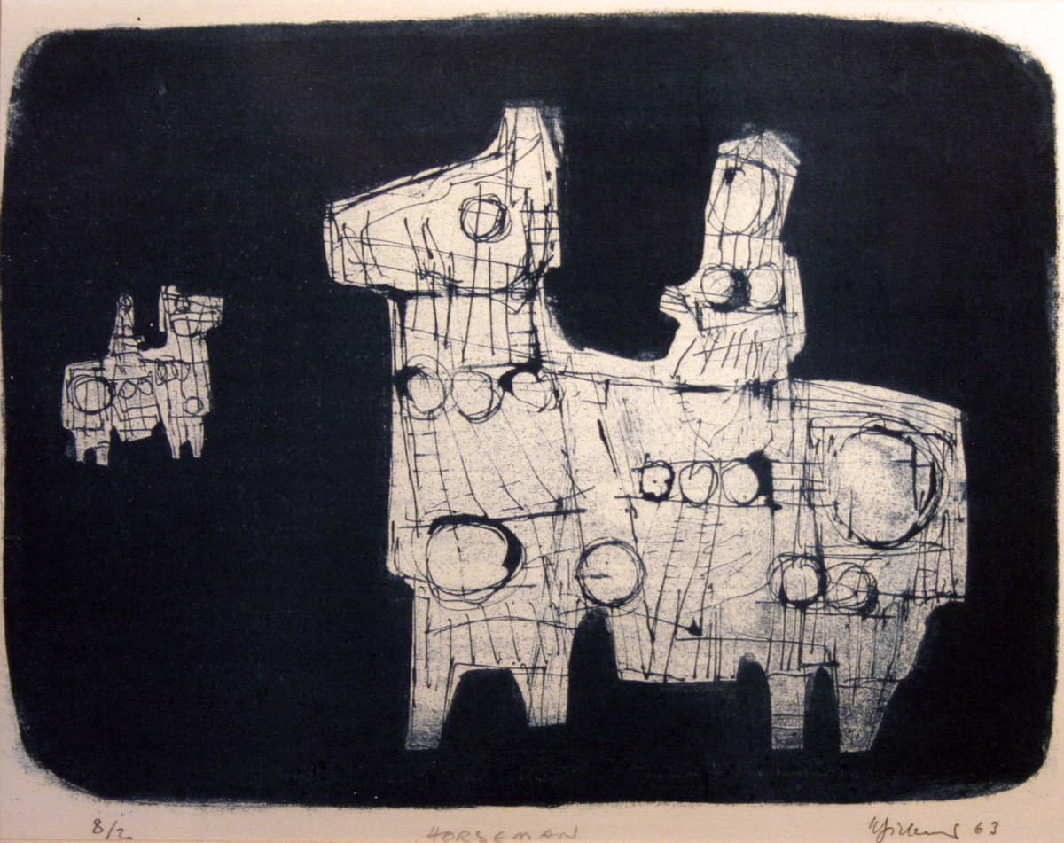 German, Expressionism, horse, man,