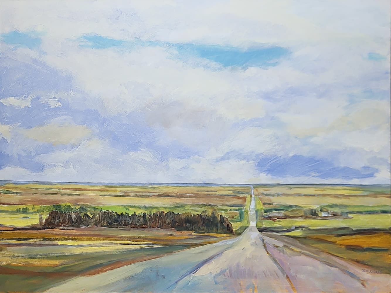 Grande Prairie, Alberta artist, landscape, prairies, dramatic, impressionistic, painterly