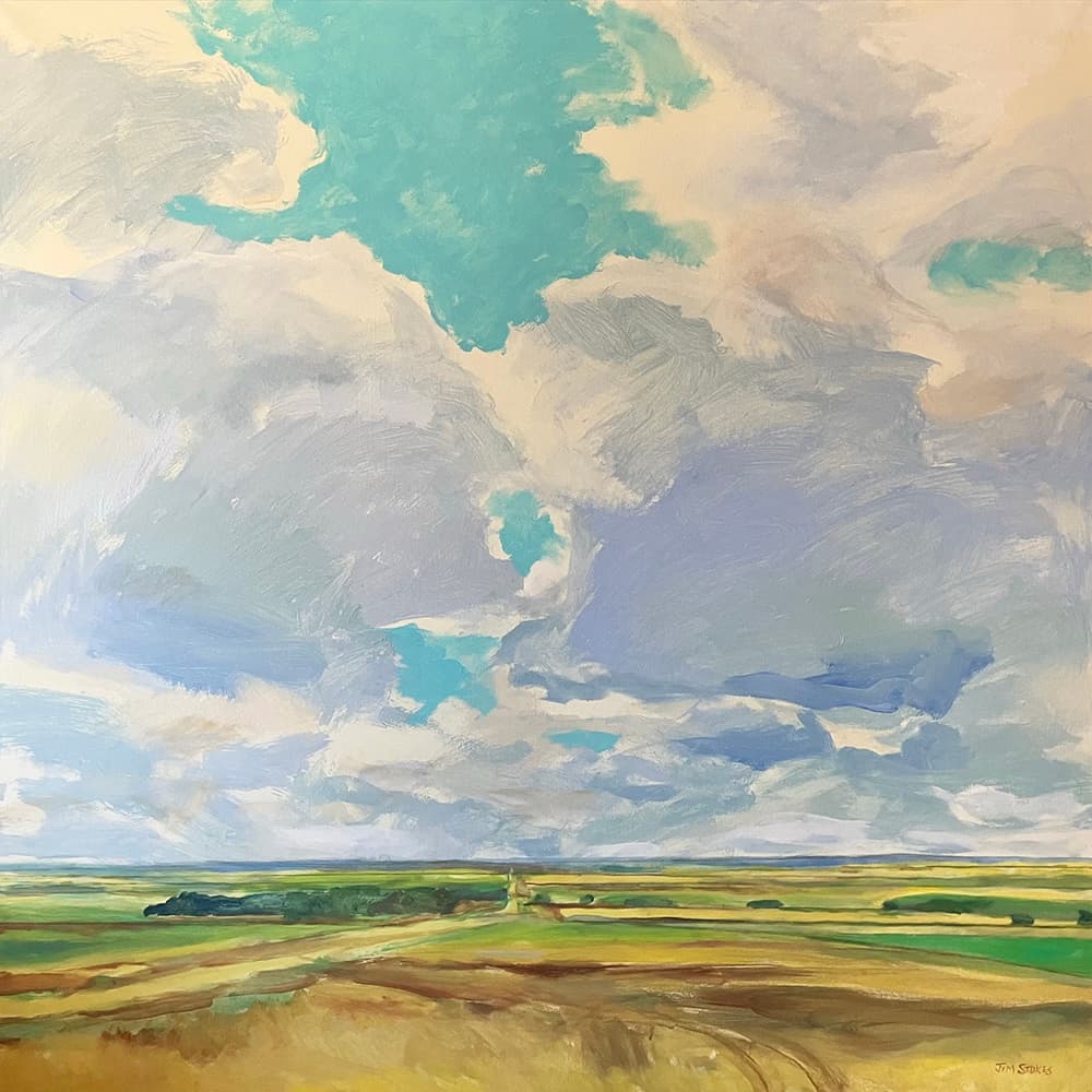 Grande Prairie, Alberta artist, landscape, prairies, dramatic, impressionistic, painterly