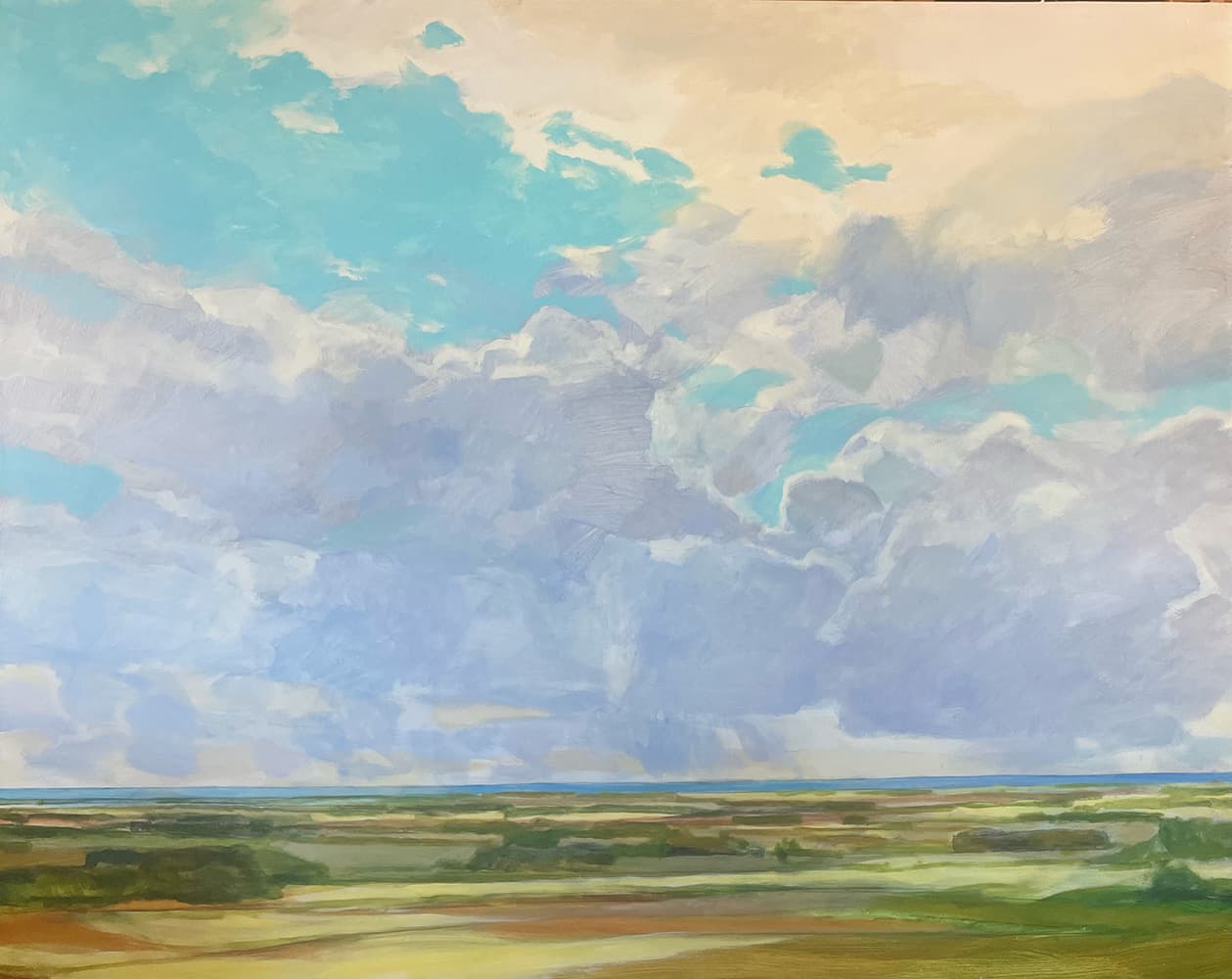 Grande Prairie, Alberta artist, landscape, prairies, dramatic, impressionistic, painterly