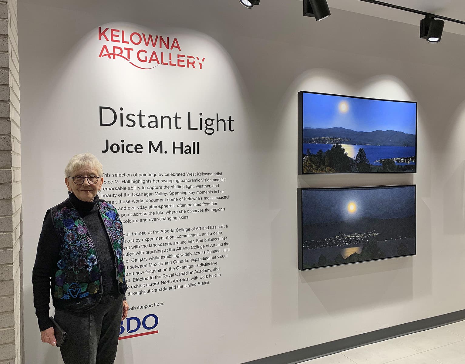 Kelowna art gallery, art installation, landscape, realism, YLW