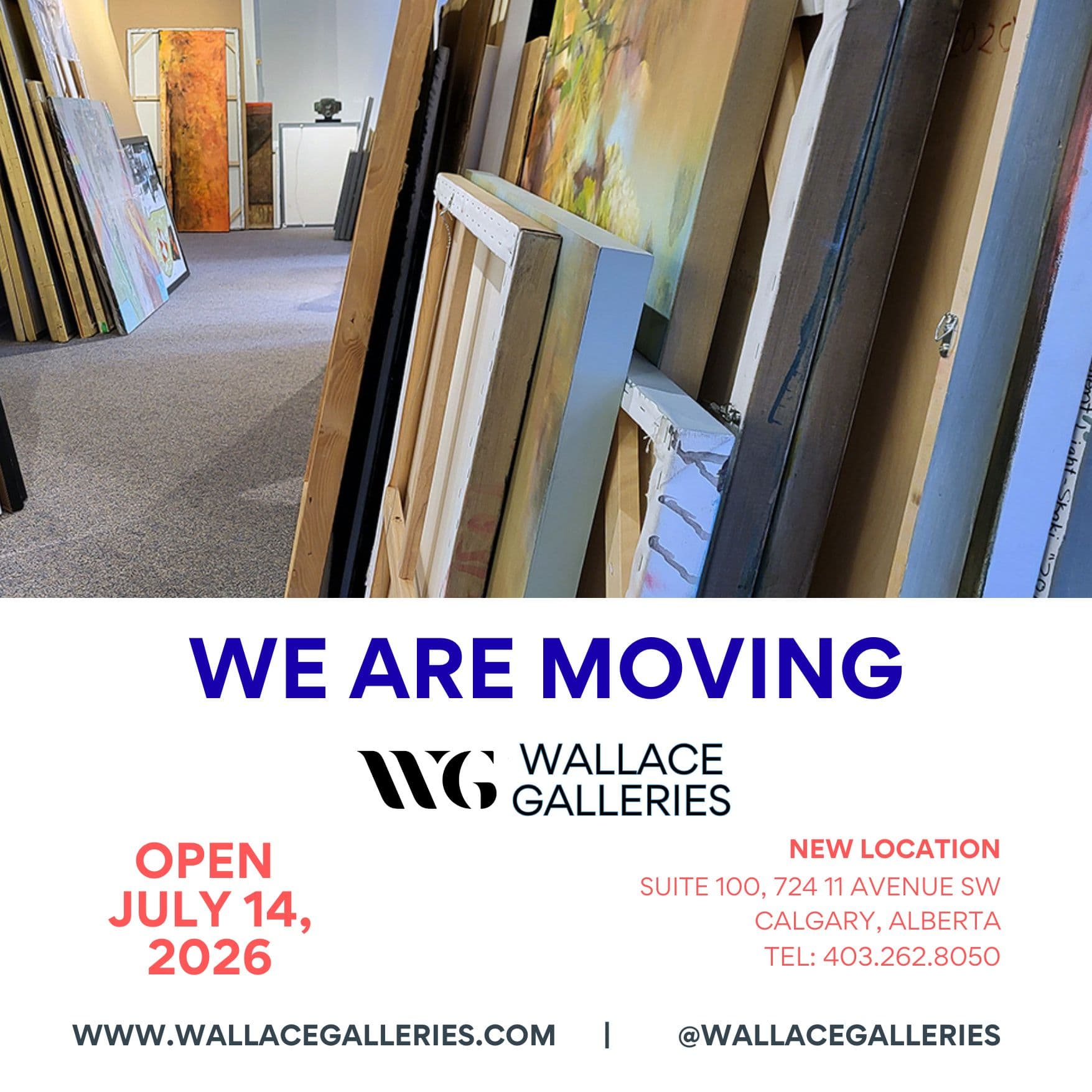 moving, new location, art gallery, gallery space, new