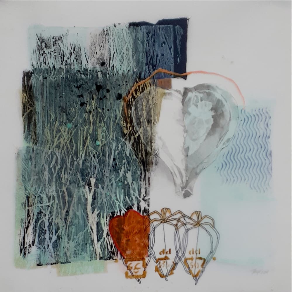 Abstract, Vancouver, pods, Canadian art, contemporary, pastel, flower, nature