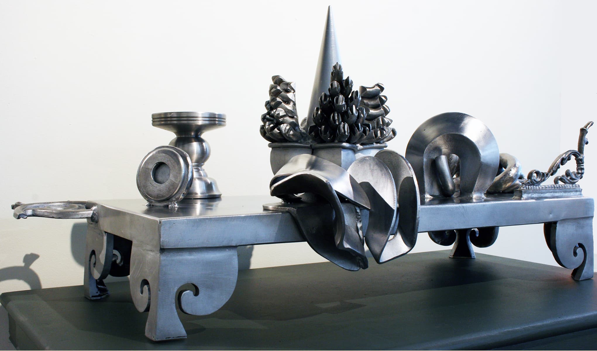 silver, still life, abstraction, steel