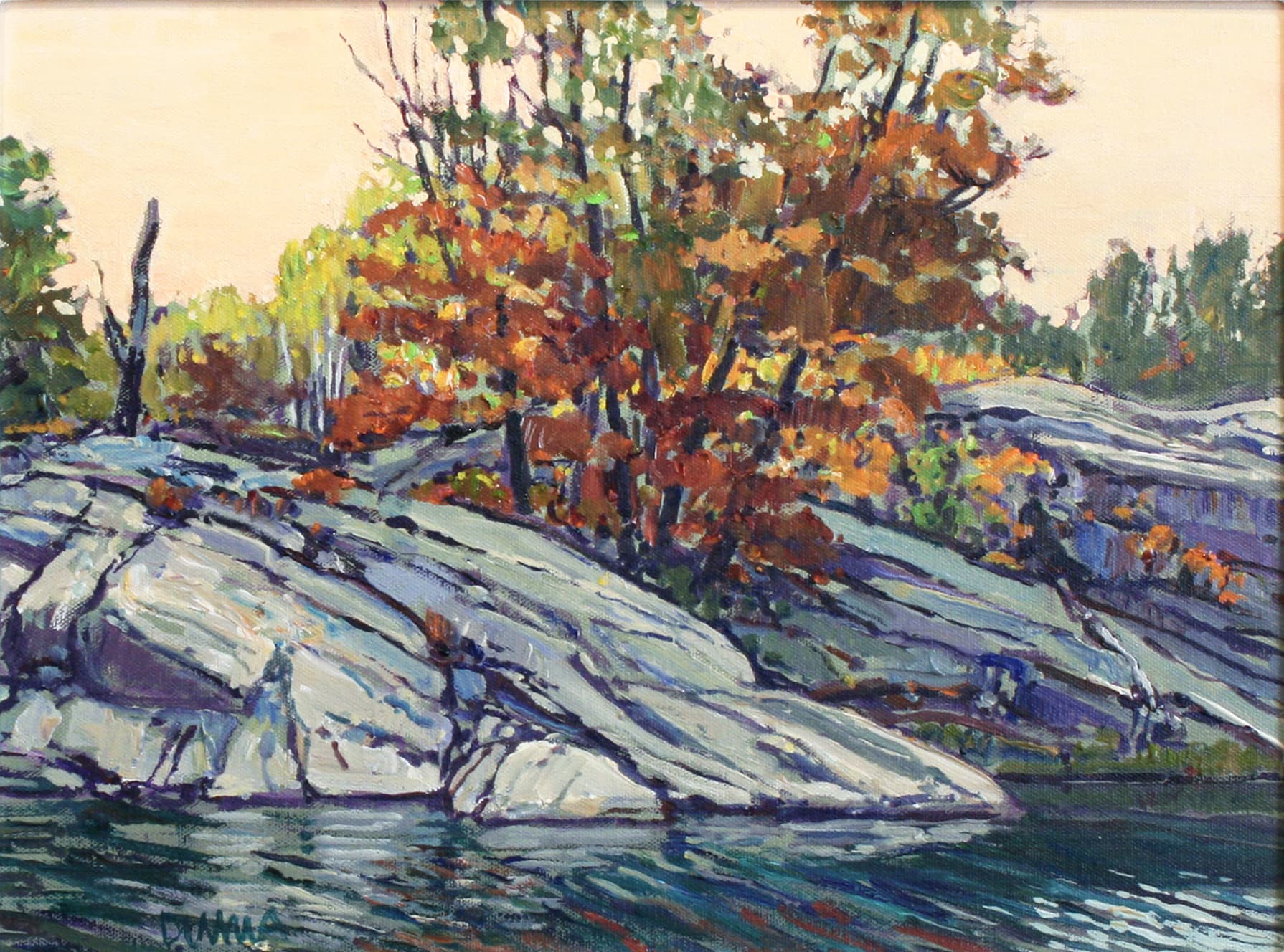 Alberta landscape, water, Calgary artist, water. fly fishing