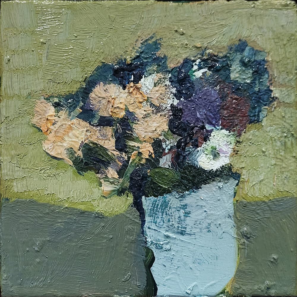 still life, impressionism, Canadian art, oil painting, floral, flowers, figure, figurative, landscape, vase