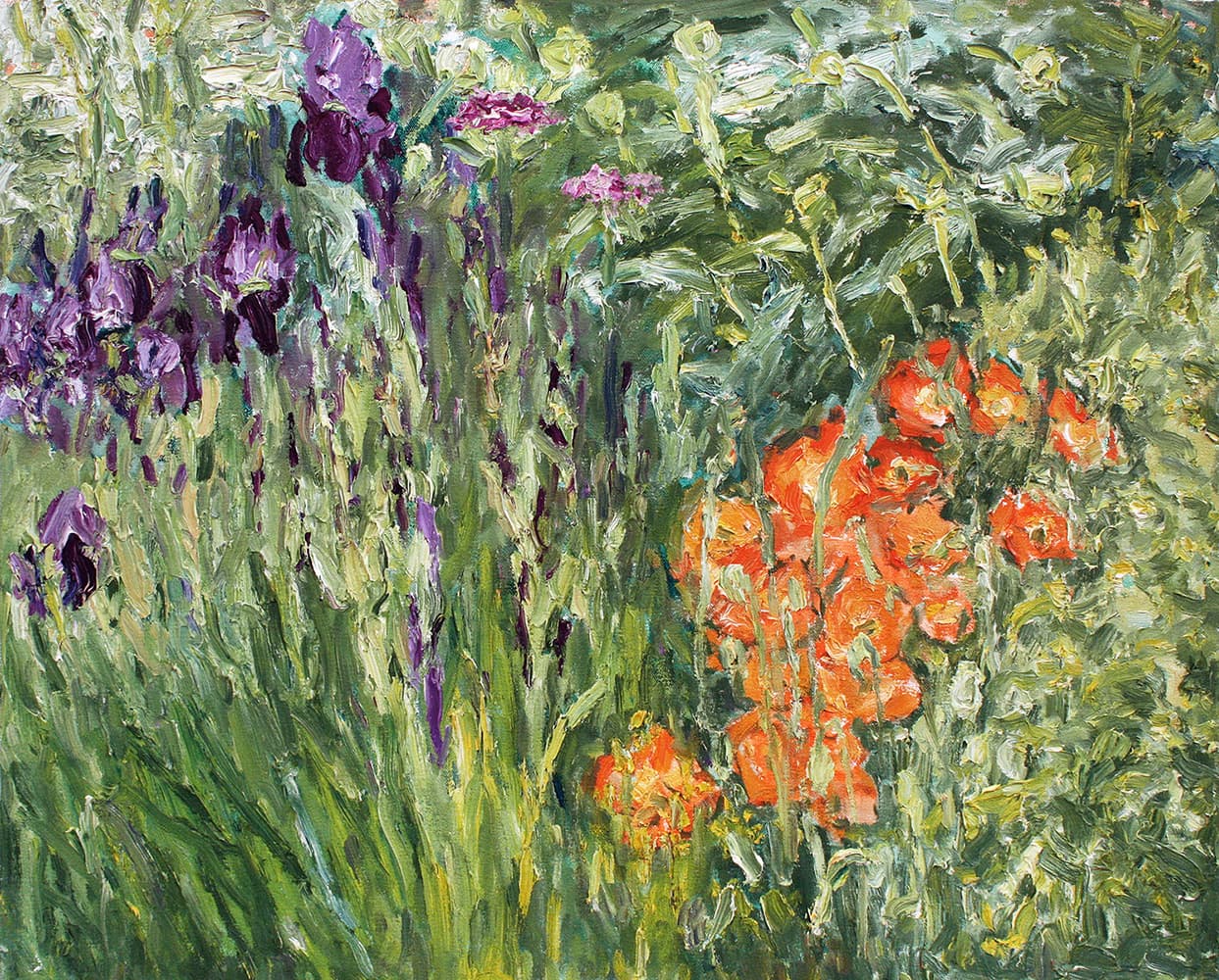 Emma Lake, garden, flowers, still life, iris, Saskatoon