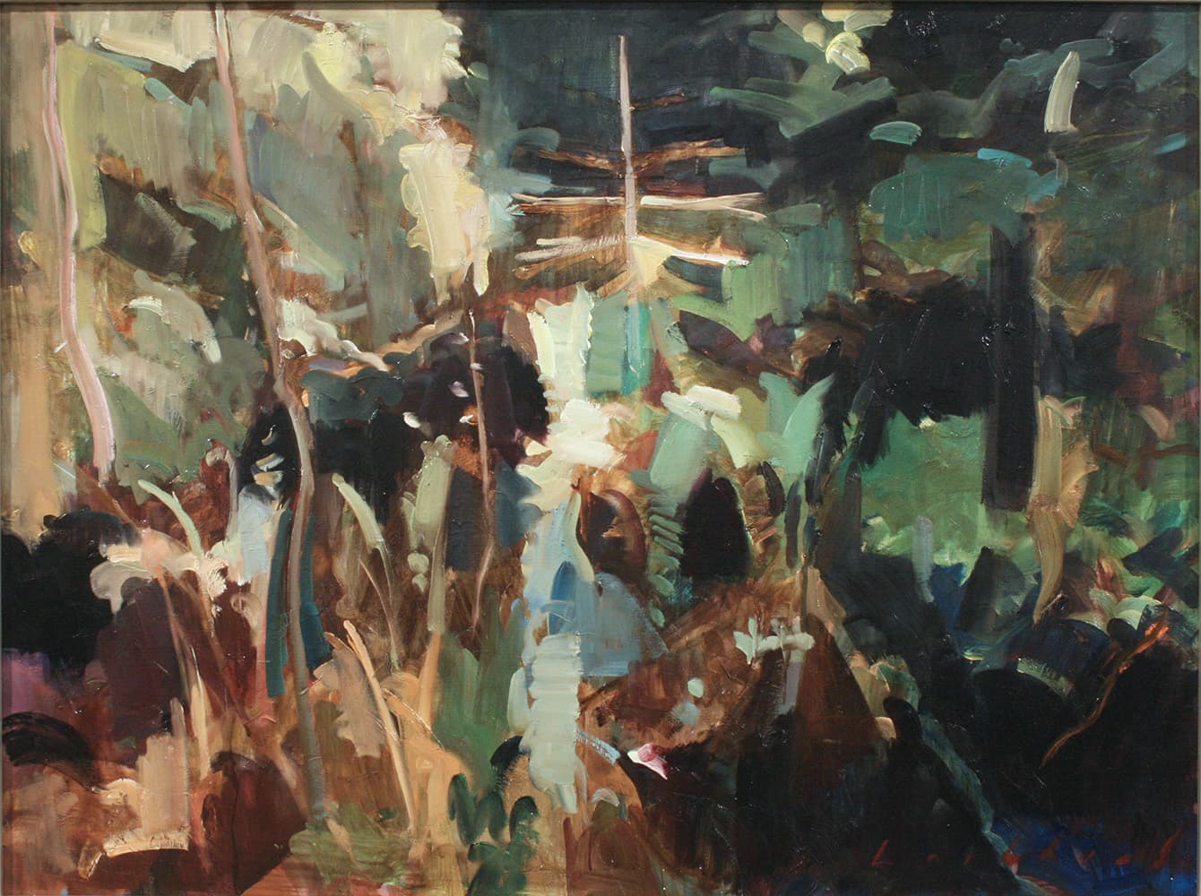 Regina Five, Saskatchewan, Alberta, Modern art, contemporary art gallery, lake, pathway, Ottawa, sailing, forest interior, trees, sapling