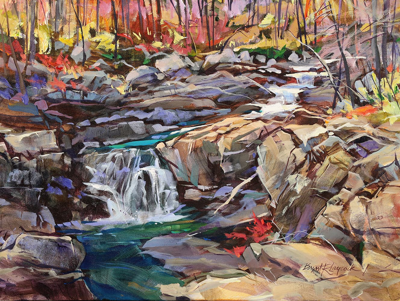 pastel colors, mountain, river, rocky mountains, landscape, moving, Banff