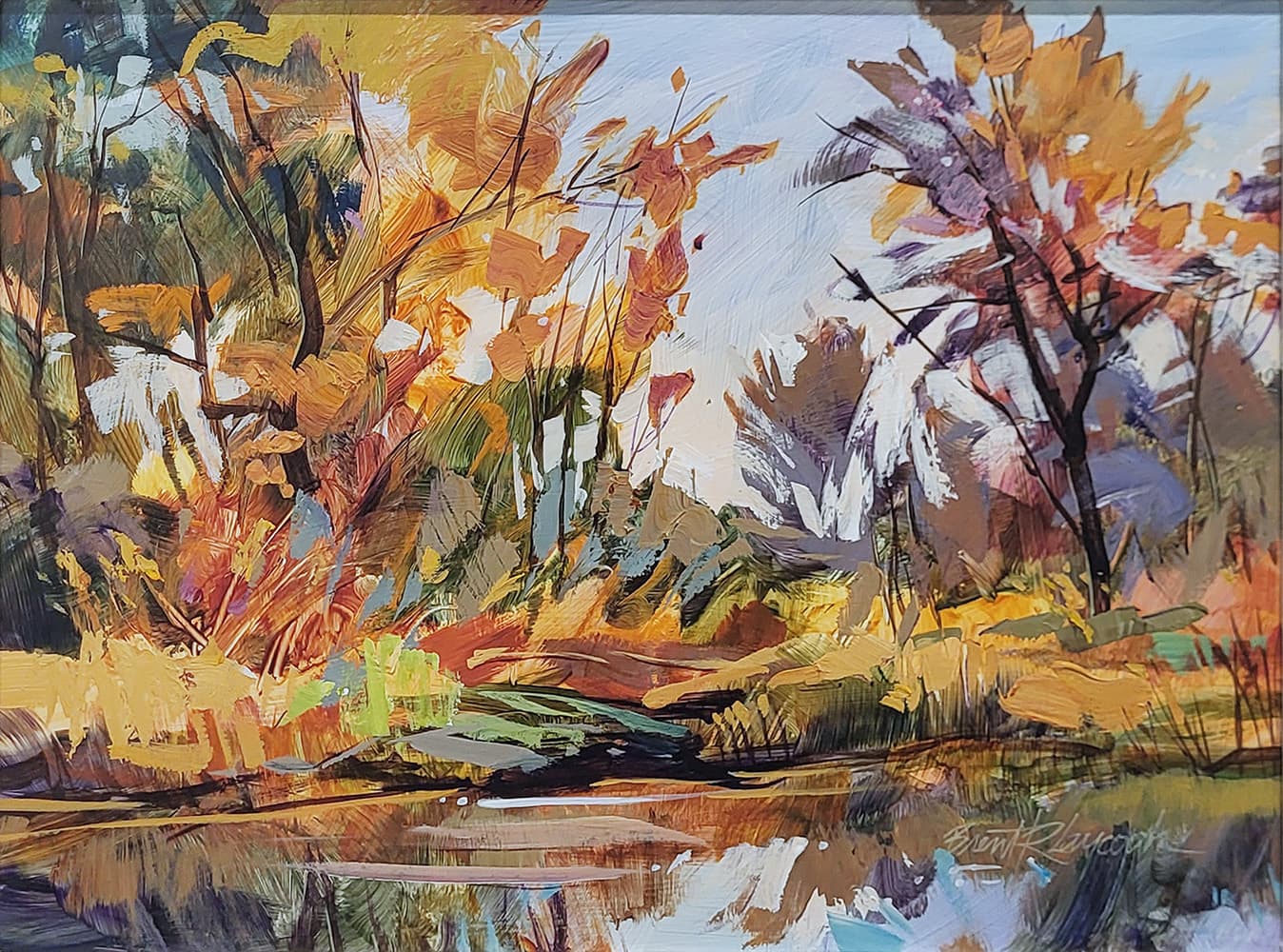 pastel colors, mountain, river, rocky mountains, landscape, moving, Lake, watery, winter