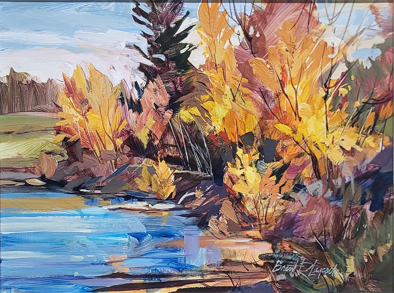 pastel colors, mountain, river, rocky mountains, landscape, moving, Lake, watery, winter