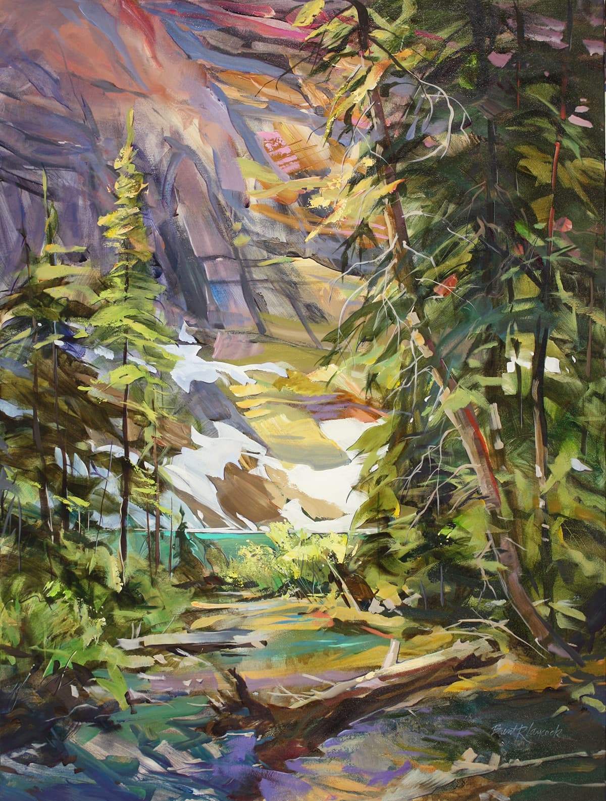 oasis, lake, stream, secret place, Waterton