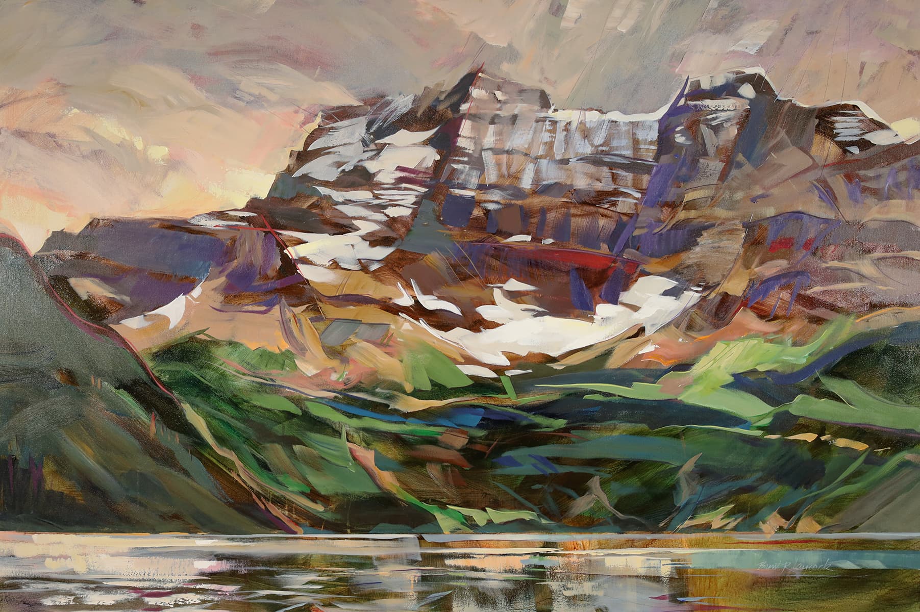 Waterton National Park, headwall, Canadian rockies