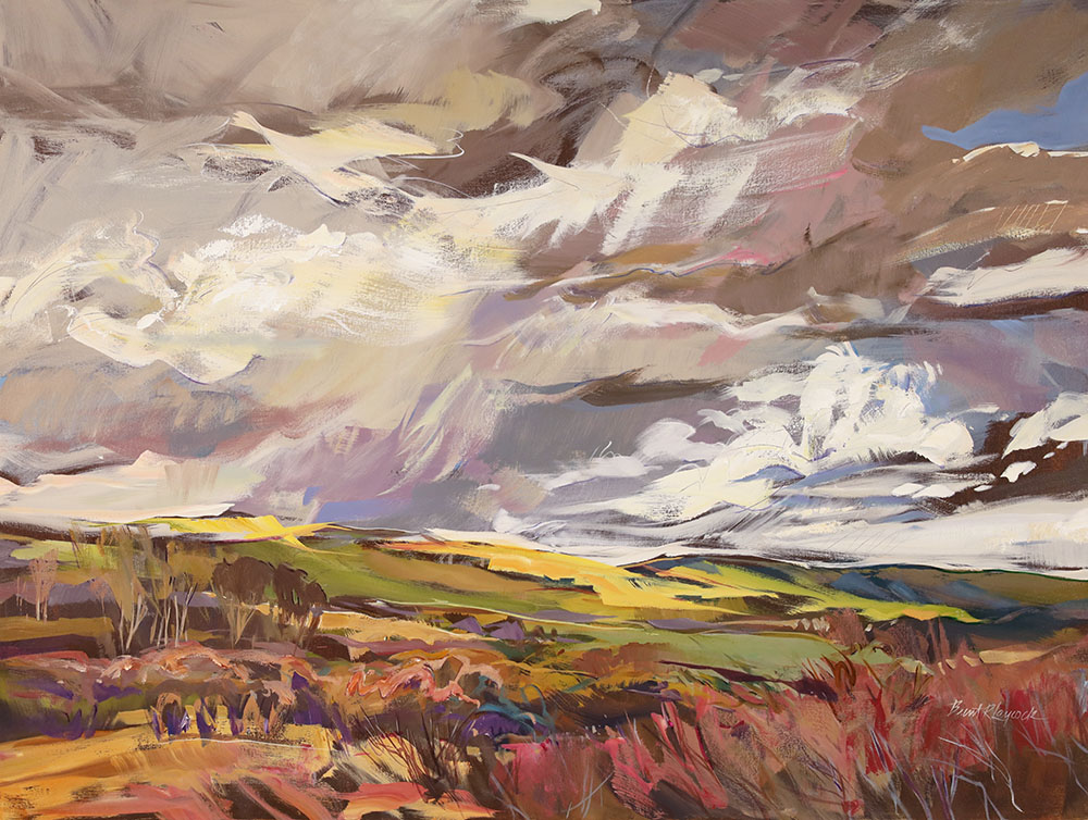 clouds, moving, changing season, changing weather, foothills