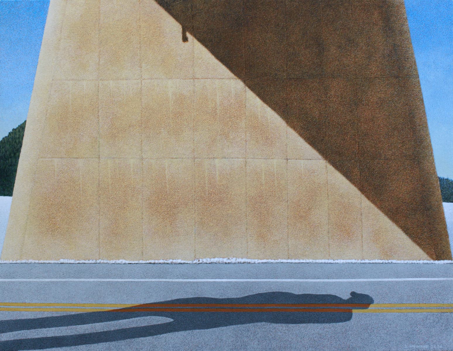 realism, surreal, figurative, acrylic painting, Canadian art, figure, shadow