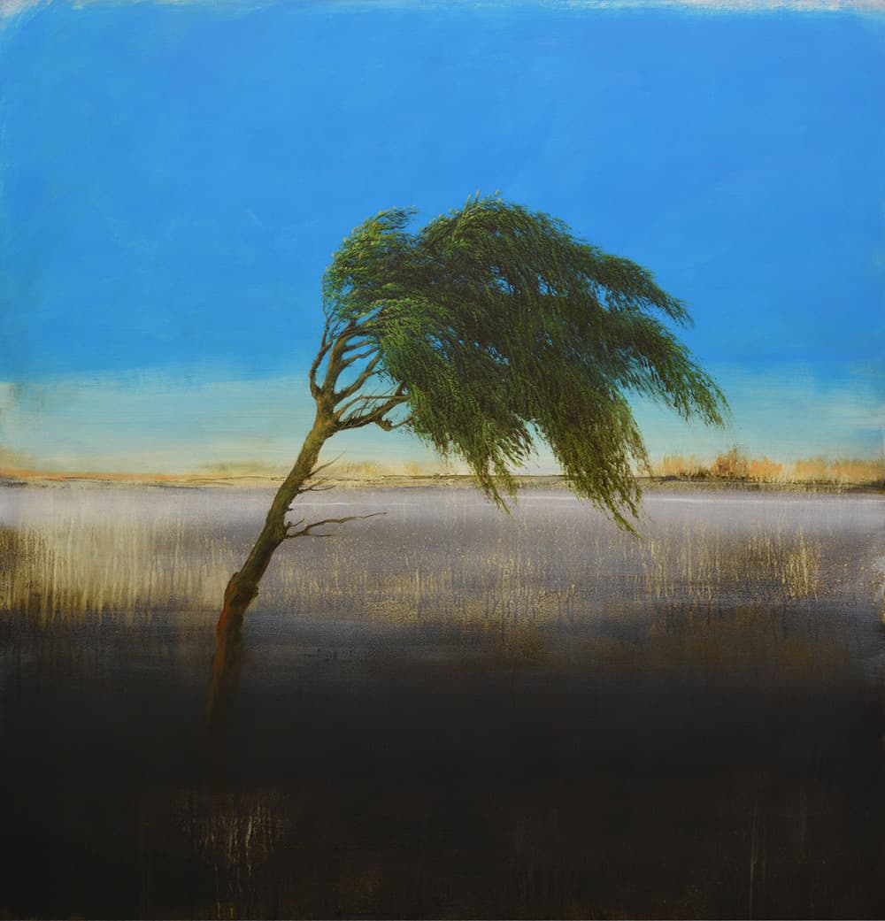 cloud bank, tree, deciduous, purple, fantasy, portrait, landscape, willow