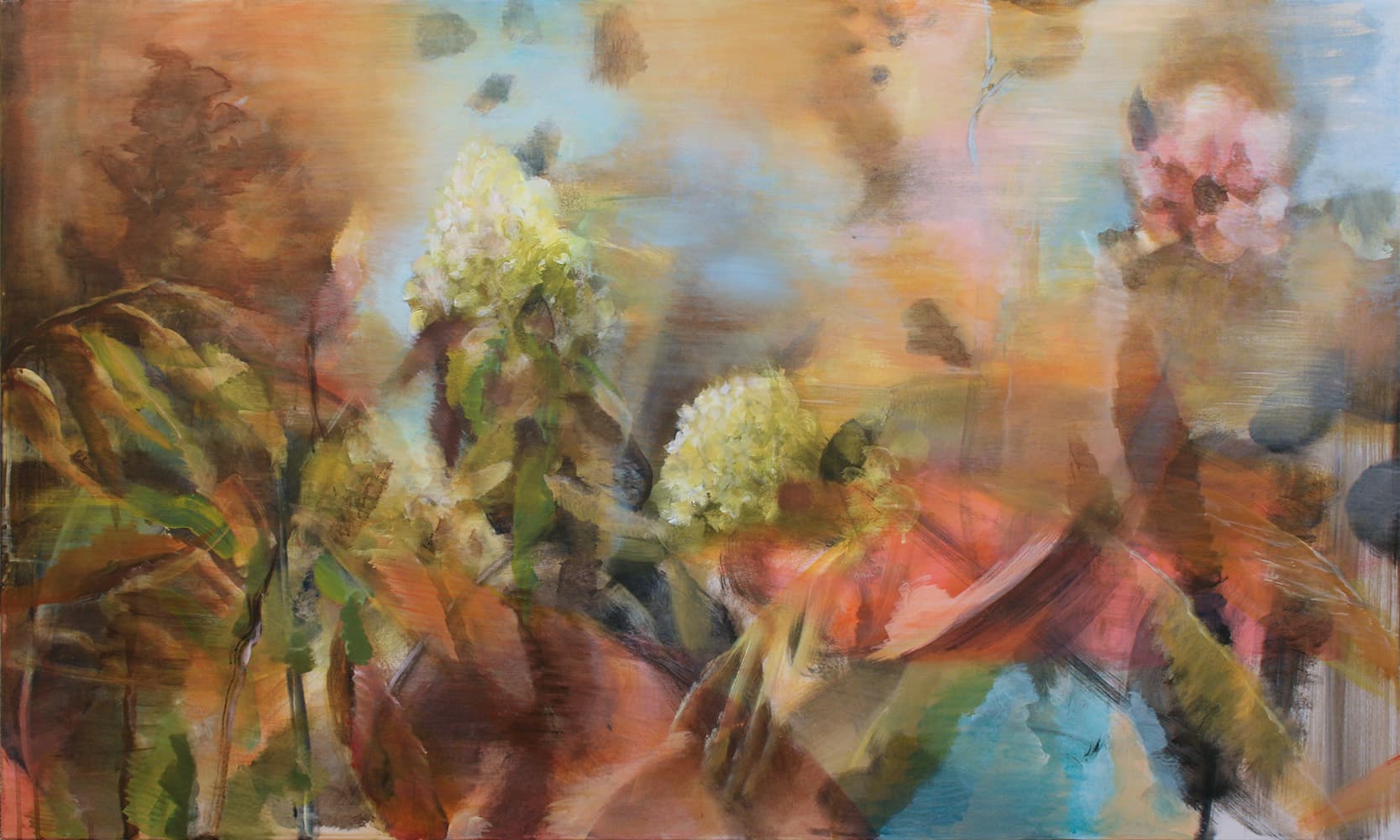 pines, evergreen, ethereal, fantasy, abstraction, garden, seasons