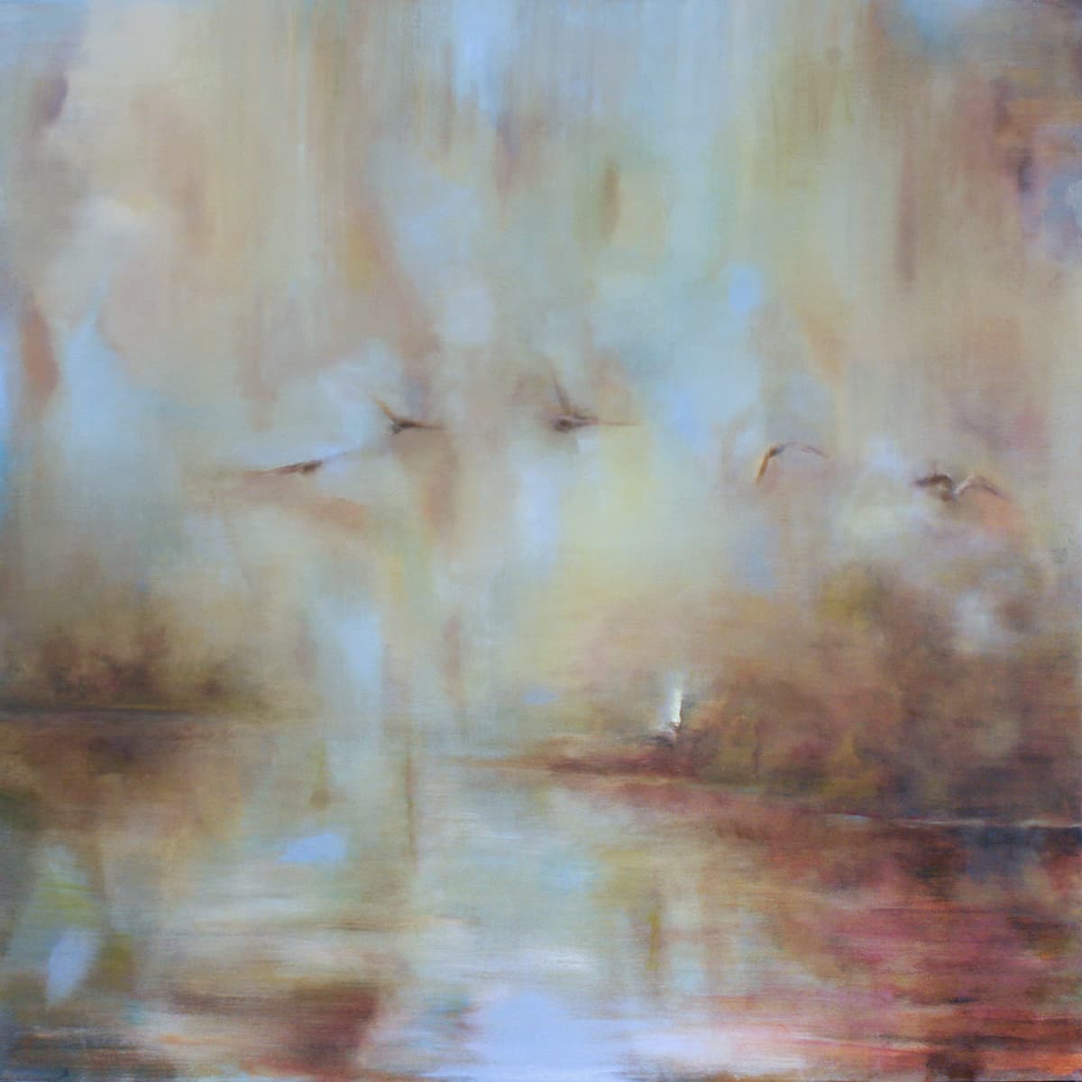 ethereal, dream-like, fantasy, landscape, floral, peonies, garden, backyard, fly fishing, Bow River