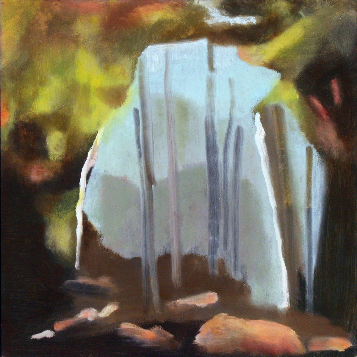 ethereal, dream-like, fantasy, landscape, floral, peonies, garden, backyard, fly fishing, Bow River, forest