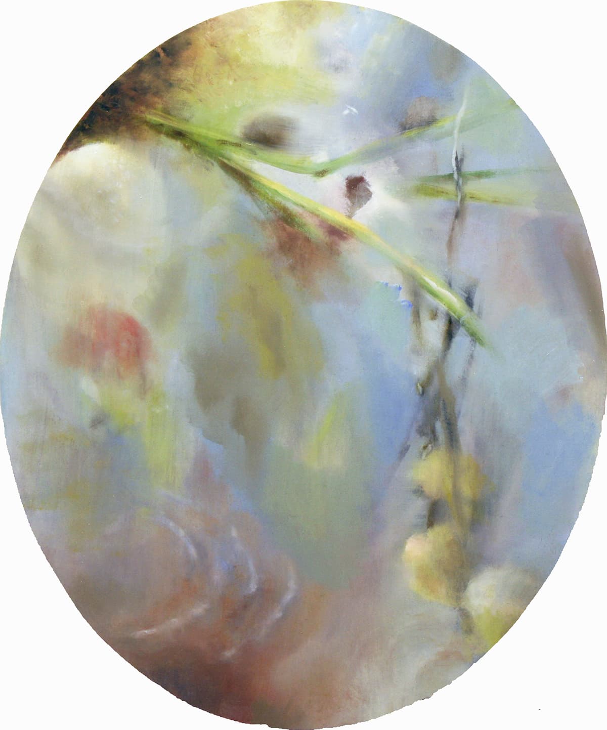 ethereal, dream-like, fantasy, landscape, floral, peonies, garden, backyard, fly fishing, Bow River, water, reeds