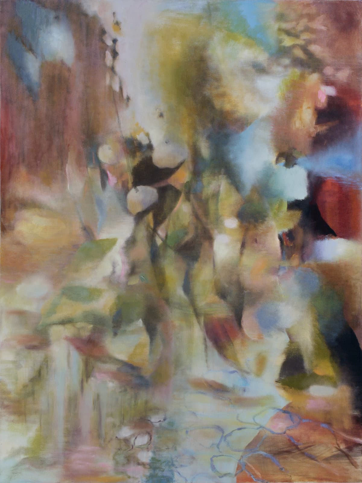 ethereal, dream-like, fantasy, landscape, floral, peonies, garden, night, garden, flowers, pond