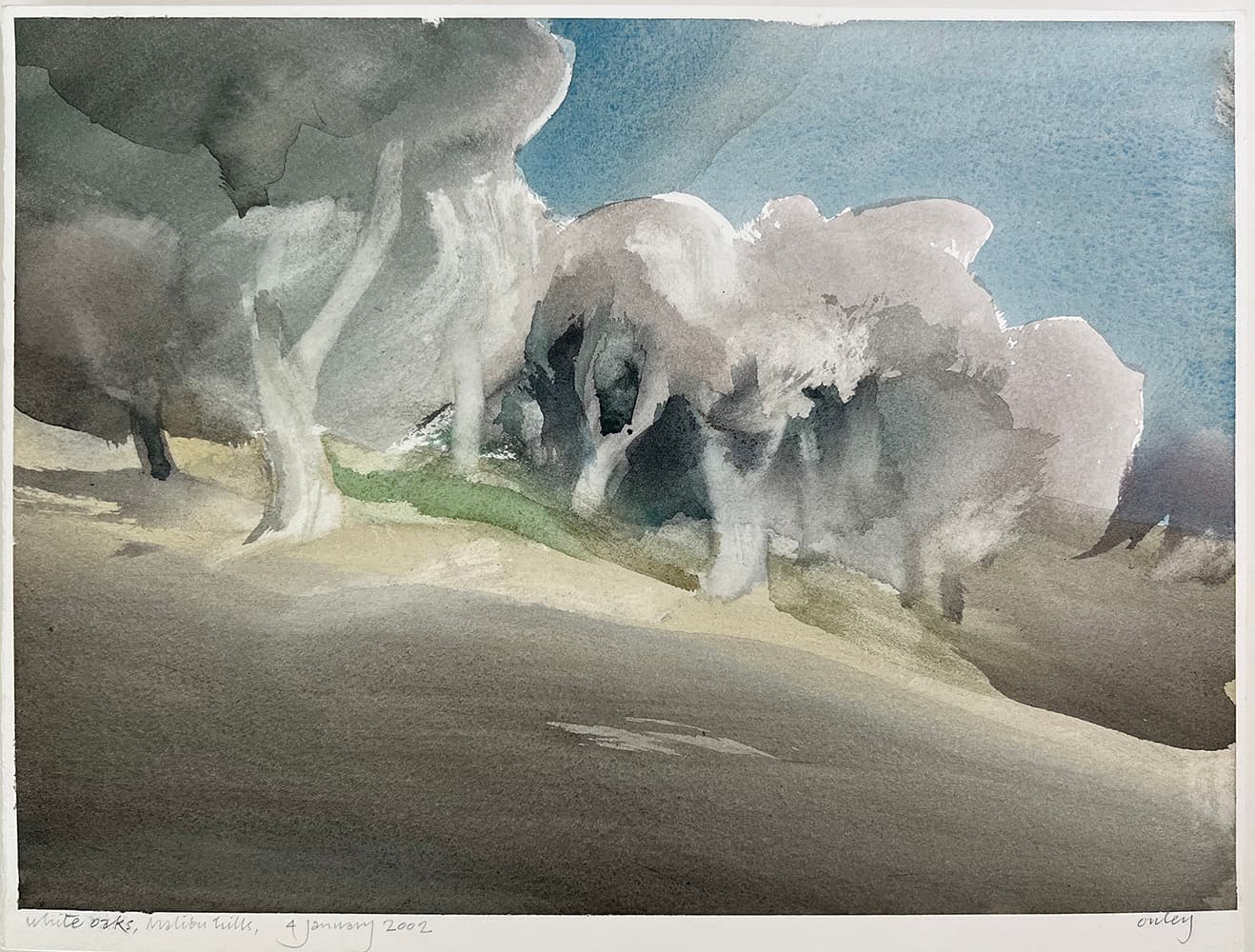 rocks, watercolor, British Columbia, Isle of Man, Canadian, islands, coastal, trees, inlet, water, solitude, Plein Air, USA