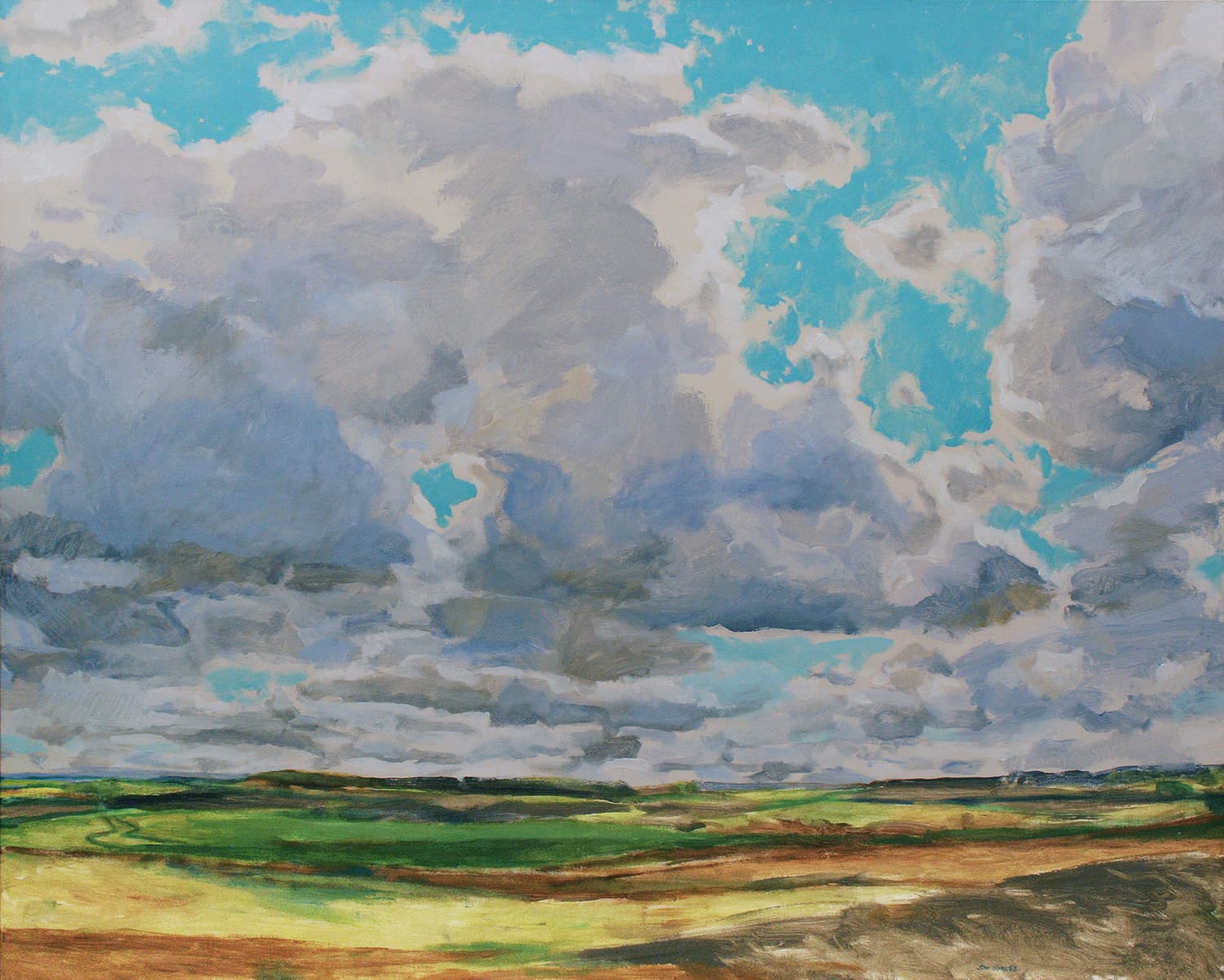 Grande Prairie, Alberta artist, landscape, prairies, dramatic, impressionistic, painterly