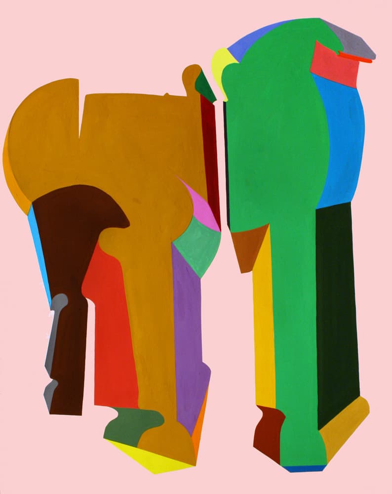 Action expressionism, Ontario artist, abstraction, Venice Bienanale, Toronto, Painters eleven, pink, blocky, cubism, SAP