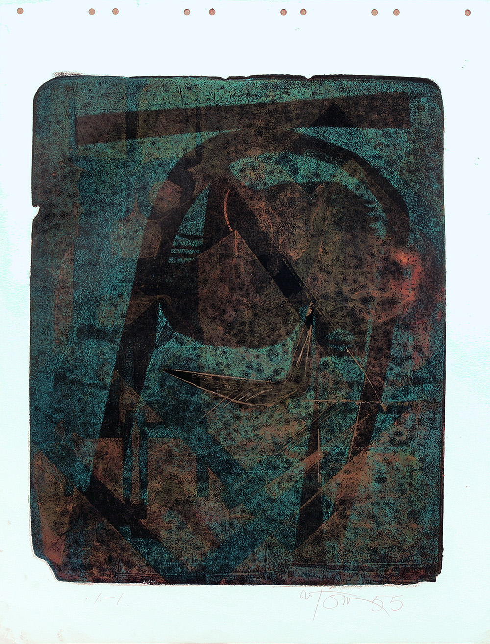 Action expressionism, Ontario artist, abstraction, Venice Bienanale, Toronto, Painters eleven, toy horses, snap, SAP, triangle, angular, dark