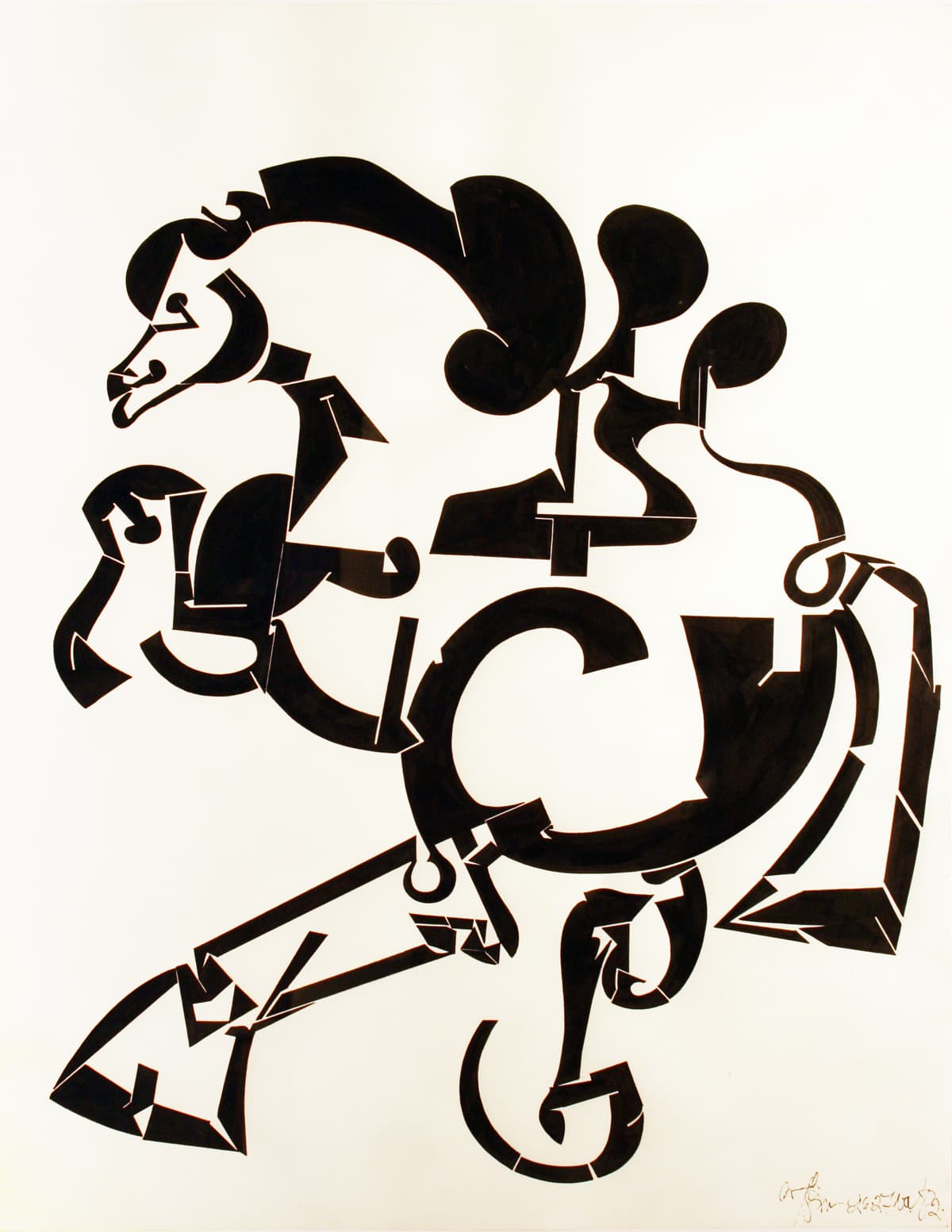 Action expressionism, Ontario artist, abstraction, Venice Bienanale, Toronto, Painters eleven, toy horses, dancing, rearing