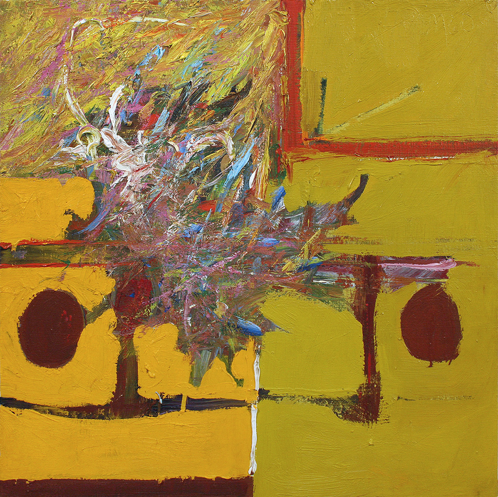 early work, Painters Eleven, abstract expressionist, mixed media, work on paper, influencer, Toronto, art critic, oil, mustard, explosion