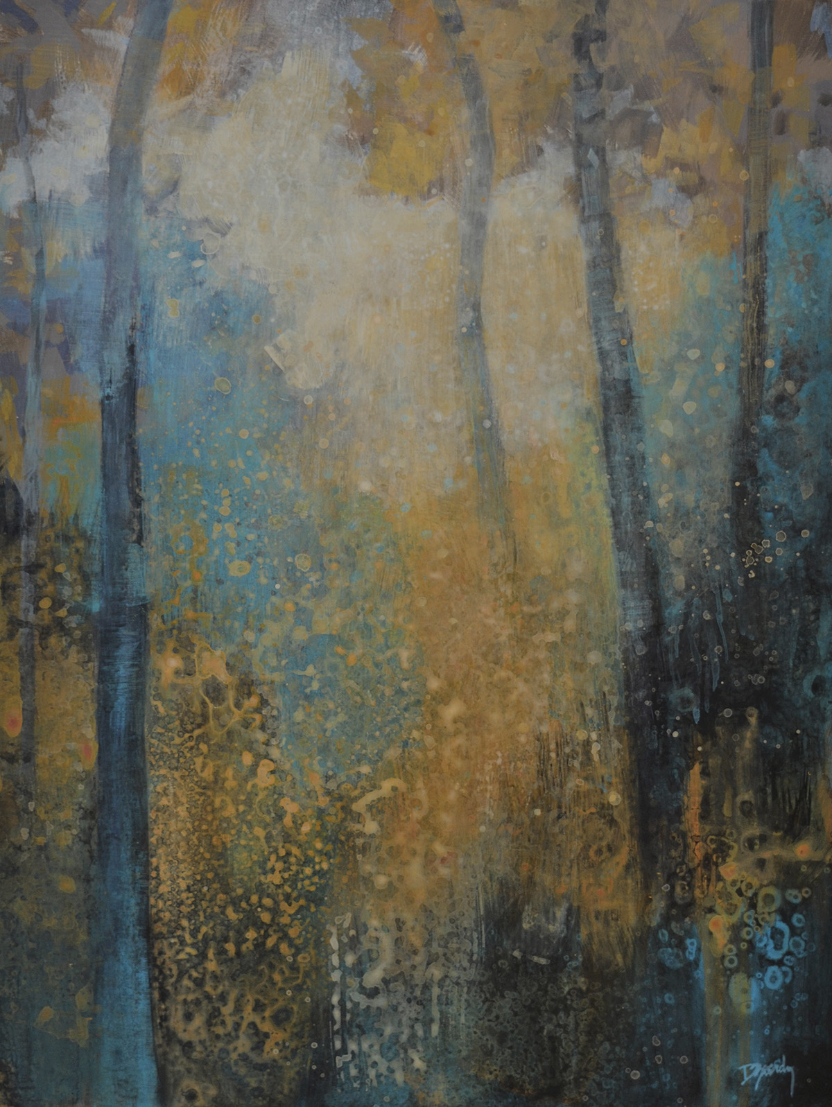 Canadian, fall, abstracted, layers, fall, earth