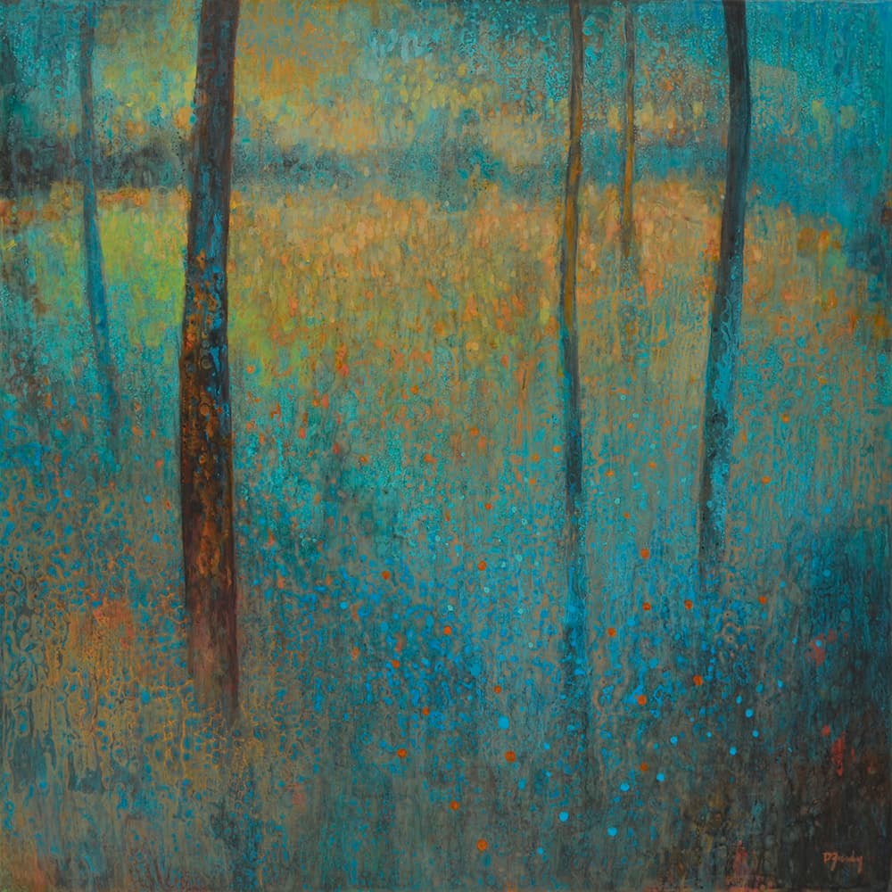 soft colours, off trail, old landscape, aspen, forest