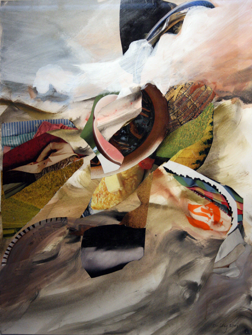 airy, collage, balance, magazines