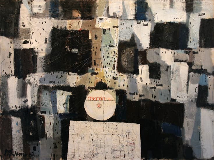 blocky, buildings, moving, early, German, Expressionism, centre