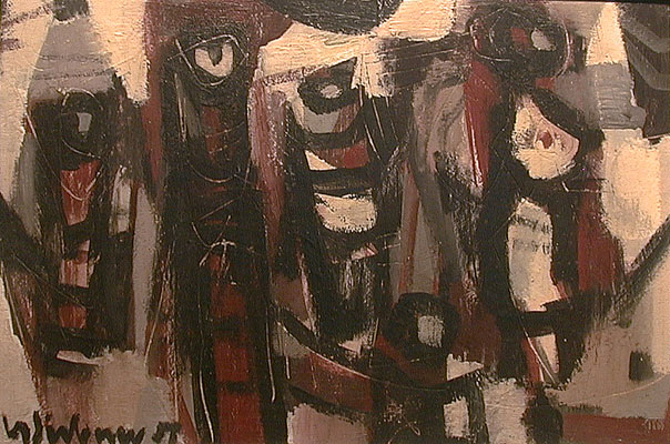 Germany, German expressionism, dark tones , figures