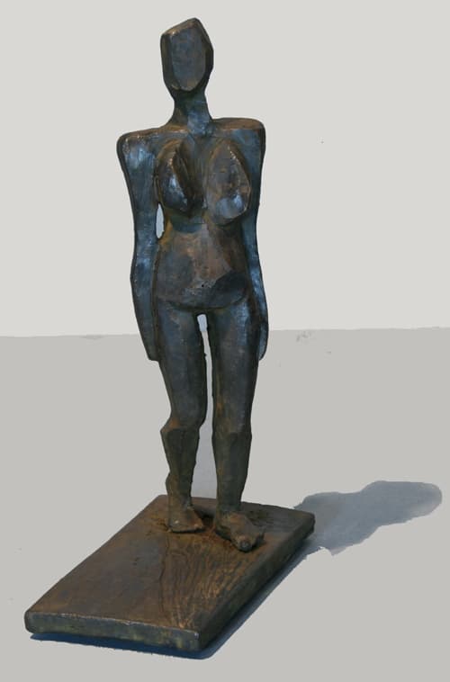 bronze, figure, Henry Moore, Giacometti, walking, one-of-a-kind, woman, cast, angular