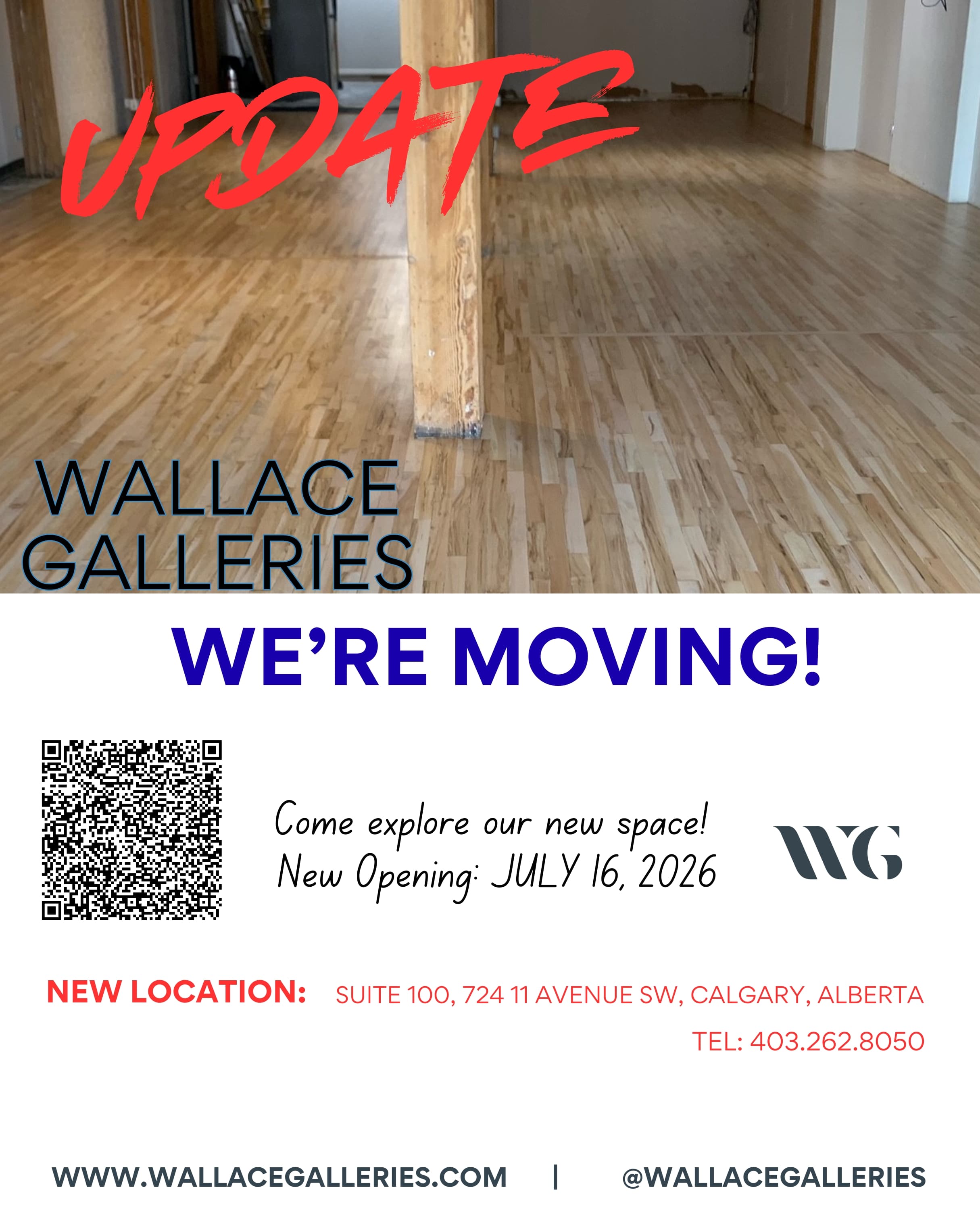 moving, new location, art gallery, gallery space, new