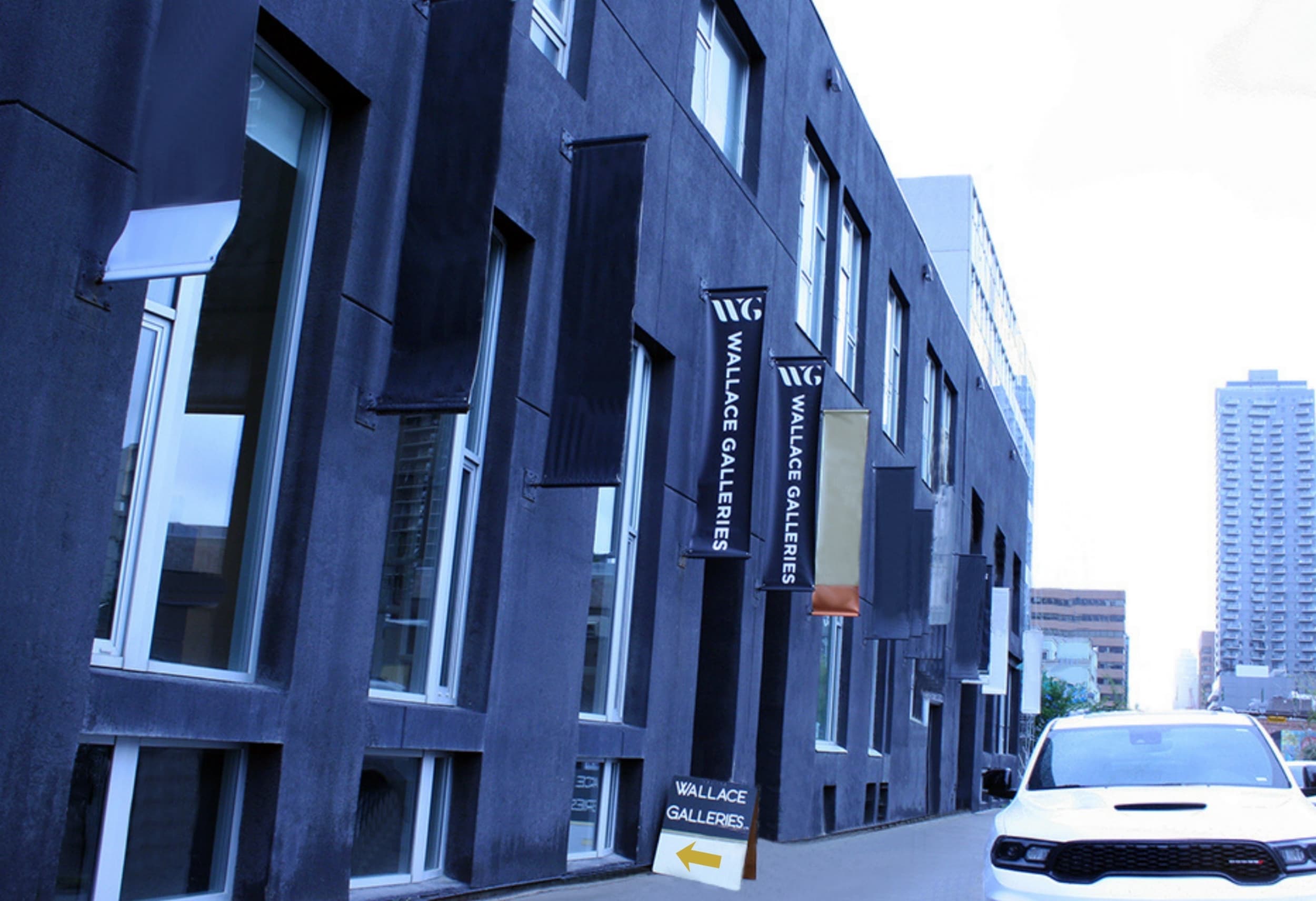 Exterior of Wallace Galleries contemporary art gallery in Calgary at 724 11 Avenue SW
